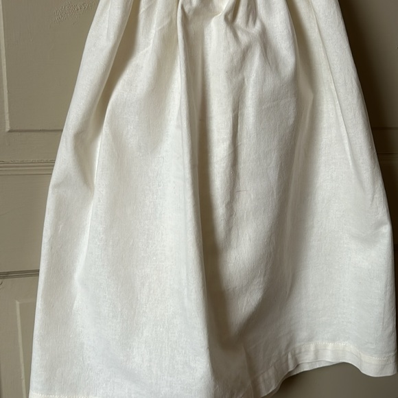 [sold] Lisa Says Gah Tammy Linen Smocked Top Dress in Oatmilk (Cream) - Small - Picture 7 of 11